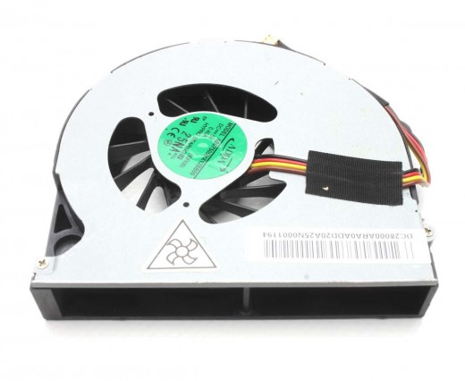 Cooler laptop Toshiba Satellite P775D Mufa 4 pini. Ventilator procesor Toshiba Satellite P775D. Sistem racire laptop Toshiba Satellite P775D