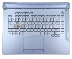 Tastatura Asus ROG Strix G G531GT Albastra cu Palmrest Albastru si TouchPad iluminata backlit. Keyboard Asus ROG Strix G G531GT Albastra cu Palmrest Albastru si TouchPad. Tastaturi laptop Asus ROG Strix G G531GT Albastra cu Palmrest Albastru si TouchPad. Tastatura notebook Asus ROG Strix G G531GT Albastra cu Palmrest Albastru si TouchPad