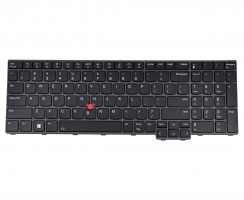 Tastatura Lenovo ThinkPad L15 Gen 4 Type 21H8 Neagra cu TrackPoint iluminata backlit