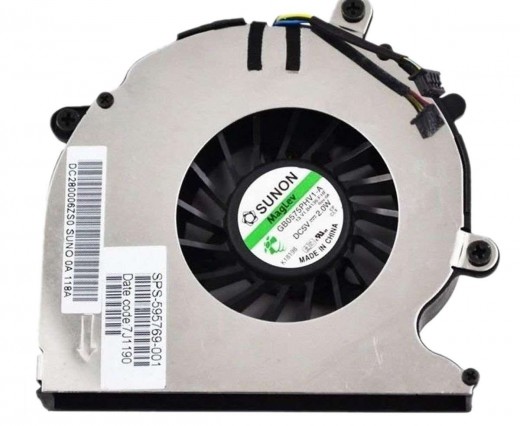 Cooler laptop HP EliteBook 8540W. Ventilator procesor HP EliteBook 8540W. Sistem racire laptop HP EliteBook 8540W