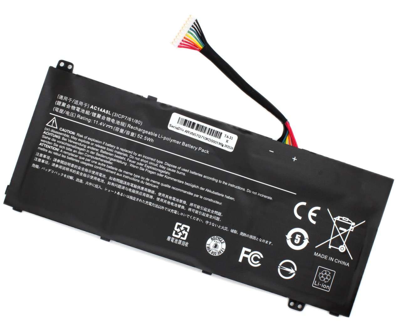 Baterie Acer Aspire VN7-792G 52.5Wh
