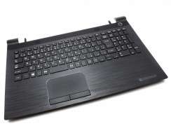 Tastatura Toshiba Satellite L50-D neagra cu Palmrest Negru. Keyboard Toshiba Satellite L50-D neagra cu Palmrest Negru. Tastaturi laptop Toshiba Satellite L50-D neagra cu Palmrest Negru. Tastatura notebook Toshiba Satellite L50-D neagra cu Palmrest Negru
