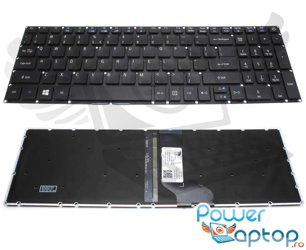 Tastatura Acer Aspire E5 575G iluminata backlit