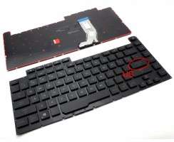 Tastatura Asus ROG STRIX G531GT iluminata. Keyboard Asus ROG STRIX G531GT. Tastaturi laptop Asus ROG STRIX G531GT. Tastatura notebook Asus ROG STRIX G531GT