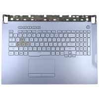 Tastatura Asus ROG Strix G G731GU Albastra cu Palmrest Albastru cu TouchPad iluminata rgb backlit