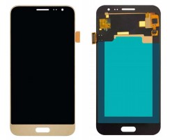 Ansamblu Display LCD + Touchscreen Samsung Galaxy J3 2016 J320 Gold Auriu Display OLED High Copy. Ecran + Digitizer Samsung Galaxy J3 2016 J320 Negru Black Display OLED High Copy