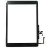 Digitizer Touchscreen Apple iPad 5 A1823 cu buton home si adeziv Negru. Geam Sticla Tableta Apple iPad 5 A1823 cu buton home si adeziv Negru