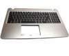 Tastatura Asus  A540LA neagra cu Palmrest auriu. Keyboard Asus  A540LA neagra cu Palmrest auriu. Tastaturi laptop Asus  A540LA neagra cu Palmrest auriu. Tastatura notebook Asus  A540LA neagra cu Palmrest auriu