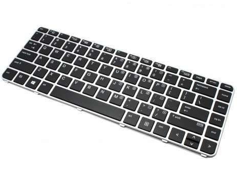Tastatura HP EliteBook 840 G4 Neagra cu Rama Argintie. Keyboard HP EliteBook 840 G4 Neagra cu Rama Argintie. Tastaturi laptop HP EliteBook 840 G4 Neagra cu Rama Argintie. Tastatura notebook HP EliteBook 840 G4 Neagra cu Rama Argintie