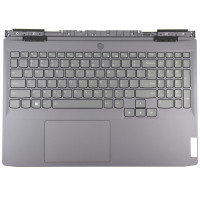 Tastatura Lenovo LOQ 15APH8 Gri cu Palmrest Gri si TouchPad iluminata backlit