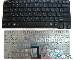 Tastatura Sony Vaio VPCCA3s1e l neagra. Keyboard Sony Vaio VPCCA3s1e l. Tastaturi laptop Sony Vaio VPCCA3s1e l. Tastatura notebook Sony Vaio VPCCA3s1e l