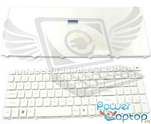 Tastatura Acer Aspire 5736ZG alba. Keyboard Acer Aspire 5736ZG alba. Tastaturi laptop Acer Aspire 5736ZG alba. Tastatura notebook Acer Aspire 5736ZG alba