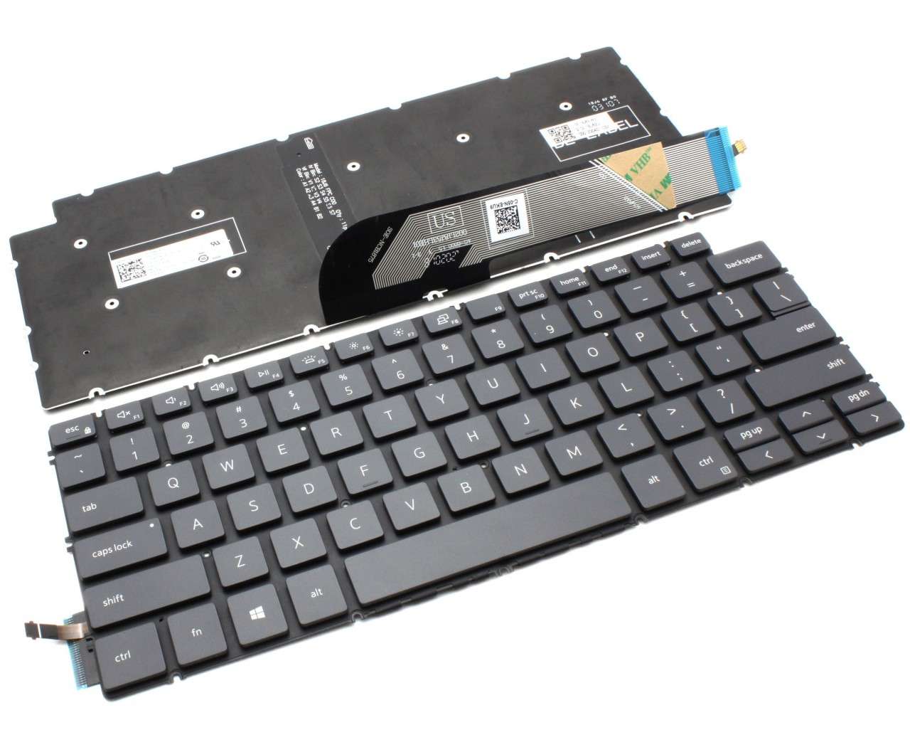 Tastatura Dell Vostro 7490 Gri iluminata backlit Dell imagine noua 2022