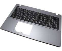 Tastatura Asus  X552LAV neagra cu Palmrest argintiu. Keyboard Asus  X552LAV neagra cu Palmrest argintiu. Tastaturi laptop Asus  X552LAV neagra cu Palmrest argintiu. Tastatura notebook Asus  X552LAV neagra cu Palmrest argintiu
