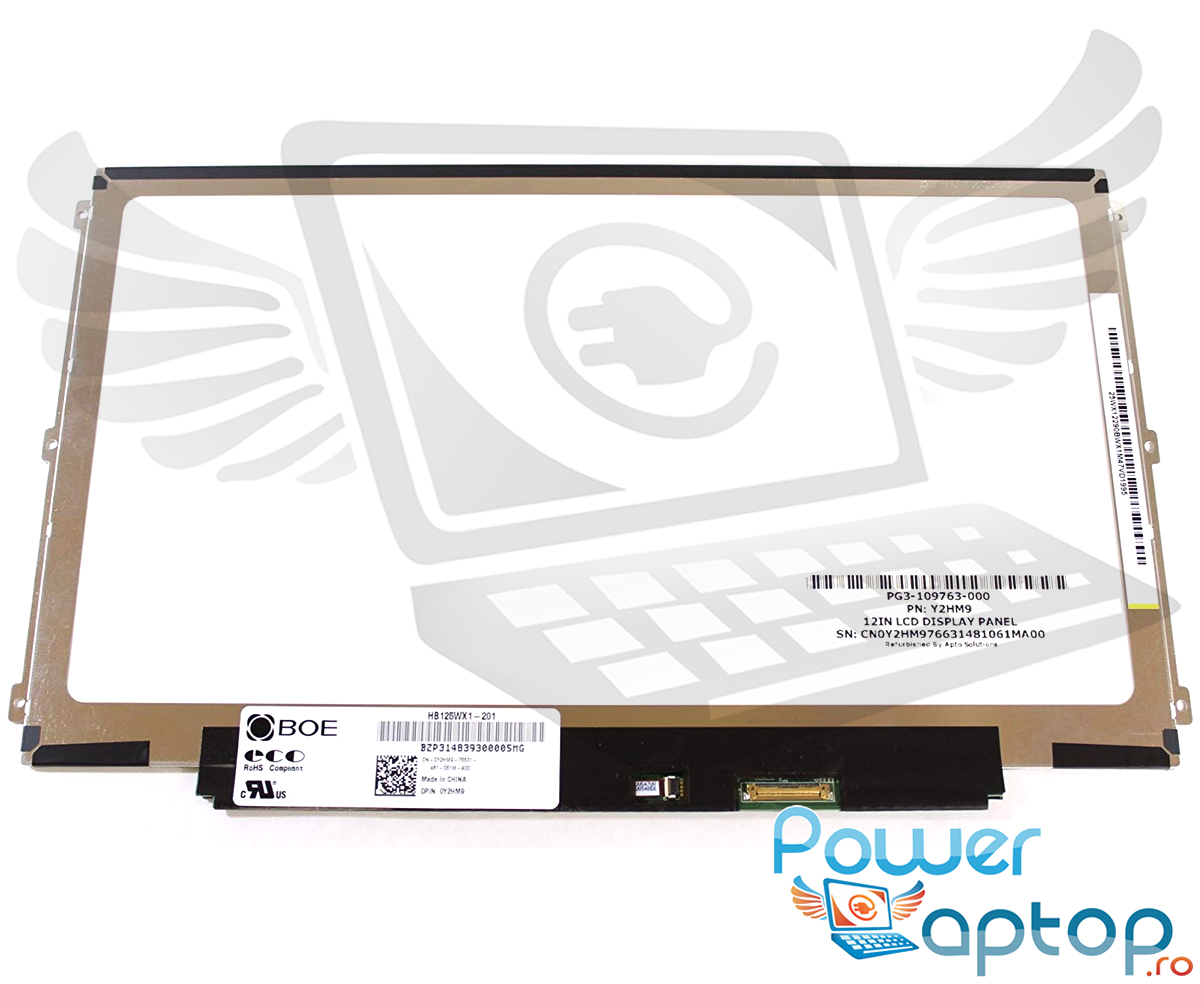 Display laptop Dell Latitude E7270 Ecran 12.5 1366x768 30 pini led edp
