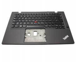 Tastatura Lenovo 460.01403.0011 Neagra cu Palmrest Gri Spanish Layout. Keyboard Lenovo 460.01403.0011 Neagra cu Palmrest Gri Spanish Layout. Tastaturi laptop Lenovo 460.01403.0011 Neagra cu Palmrest Gri Spanish Layout. Tastatura notebook Lenovo 460.01403.0011 Neagra cu Palmrest Gri Spanish Layout