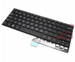 Tastatura Asus  UX305 iluminata. Keyboard Asus  UX305. Tastaturi laptop Asus  UX305. Tastatura notebook Asus  UX305