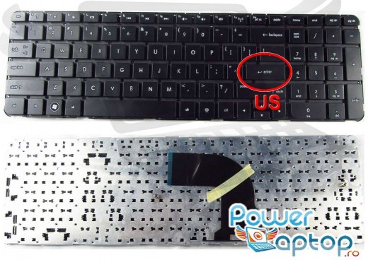 Tastatura HP Pavilion DV7-7000. Keyboard HP Pavilion DV7-7000. Tastaturi laptop HP Pavilion DV7-7000. Tastatura notebook HP Pavilion DV7-7000