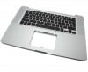 Tastatura Apple MacBook Pro 15 MC371LL A Neagra cu Palmrest Argintiu. Keyboard Apple MacBook Pro 15 MC371LL A Neagra cu Palmrest Argintiu. Tastaturi laptop Apple MacBook Pro 15 MC371LL A Neagra cu Palmrest Argintiu. Tastatura notebook Apple MacBook Pro 15 MC371LL A Neagra cu Palmrest Argintiu