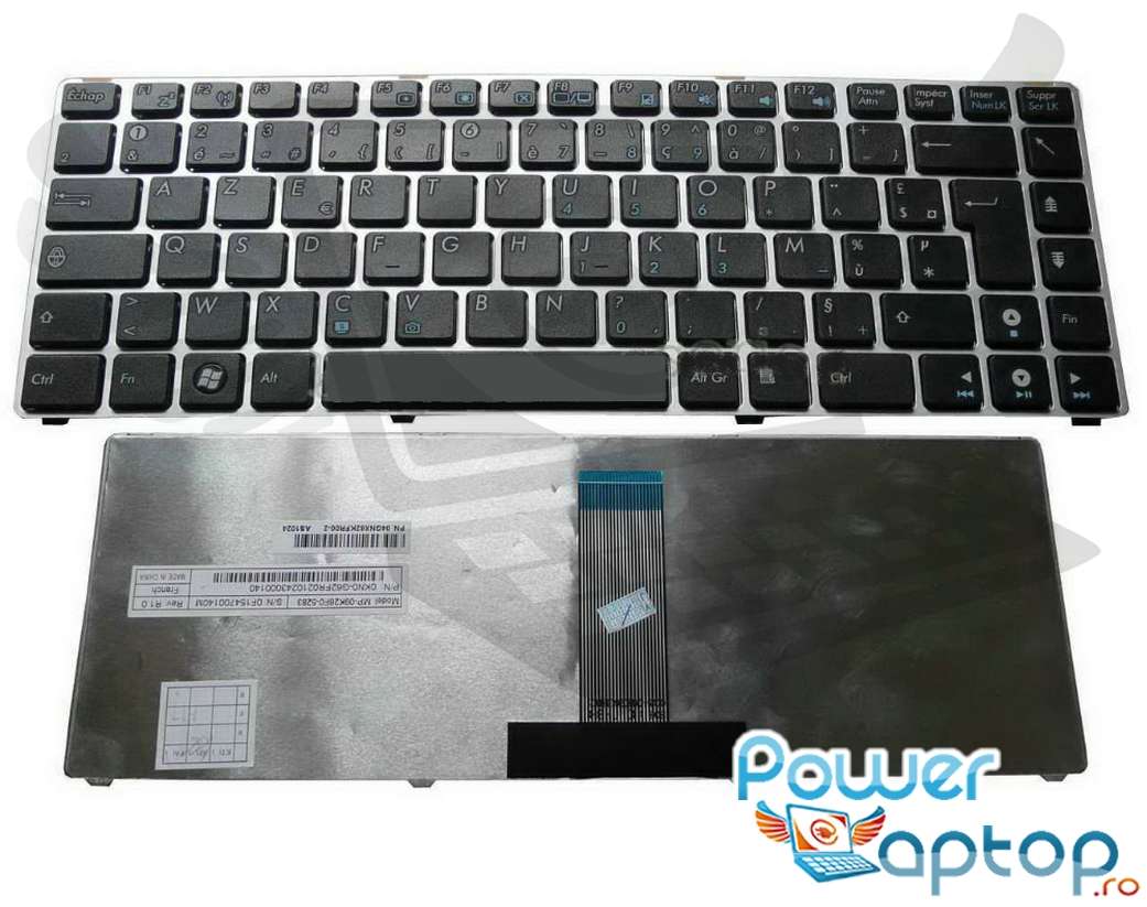 Tastatura Asus Eee PC 1201HAB rama gri
