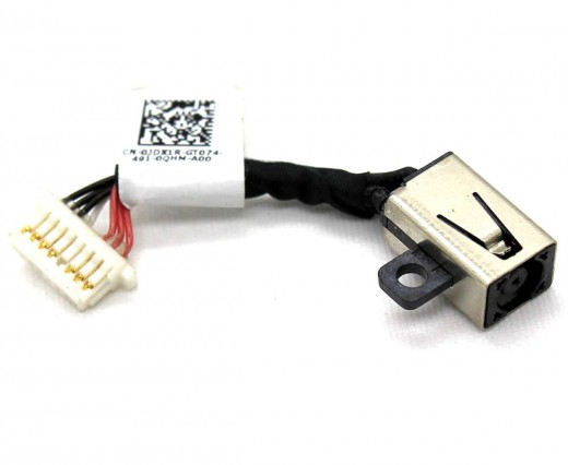 Mufa alimentare Dell Inspiron 15 7558 cu fir . DC Jack Dell Inspiron 15 7558 cu fir