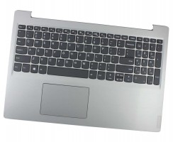 Tastatura Lenovo IdeaPad S145-15IGM Gri cu Palmrest Argintiu si TouchPad iluminata backlit. Keyboard Lenovo IdeaPad S145-15IGM Gri cu Palmrest Argintiu si TouchPad. Tastaturi laptop Lenovo IdeaPad S145-15IGM Gri cu Palmrest Argintiu si TouchPad. Tastatura notebook Lenovo IdeaPad S145-15IGM Gri cu Palmrest Argintiu si TouchPad