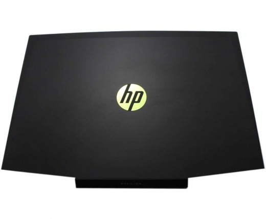 Carcasa Display HP 15-CX0030NR. Cover Display HP 15-CX0030NR. Capac Display HP 15-CX0030NR Neagra cu Logo Verde