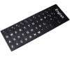Sticker tastatura laptop layout Englezesc US negru. Sticker taste laptop layout Englezesc US negru