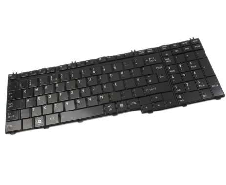 Tastatura Toshiba Qosmio X300 neagra. Keyboard Toshiba Qosmio X300 neagra. Tastaturi laptop Toshiba Qosmio X300 neagra. Tastatura notebook Toshiba Qosmio X300 neagra