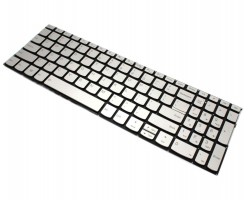 Tastatura Lenovo 9Z.NDRSN.001 Argintie iluminata backlit. Keyboard Lenovo 9Z.NDRSN.001 Argintie. Tastaturi laptop Lenovo 9Z.NDRSN.001 Argintie. Tastatura notebook Lenovo 9Z.NDRSN.001 Argintie