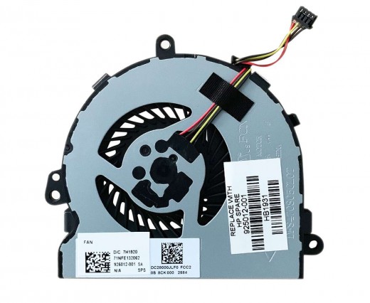 Cooler laptop HP  15-bw546AU. Ventilator procesor HP  15-bw546AU. Sistem racire laptop HP  15-bw546AU