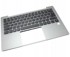 Tastatura Lenovo IdeaPad S530-13I Gri cu Palmrest Argintiu si Orificiu Amprenta iluminata backlit. Keyboard Lenovo IdeaPad S530-13I Gri cu Palmrest Argintiu si Orificiu Amprenta. Tastaturi laptop Lenovo IdeaPad S530-13I Gri cu Palmrest Argintiu si Orificiu Amprenta. Tastatura notebook Lenovo IdeaPad S530-13I Gri cu Palmrest Argintiu si Orificiu Amprenta