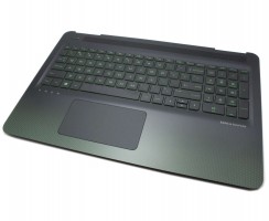 Tastatura HP L22937-B31 Neagra cu Palmrest Verde iluminata backlit. Keyboard HP L22937-B31 Neagra cu Palmrest Verde. Tastaturi laptop HP L22937-B31 Neagra cu Palmrest Verde. Tastatura notebook HP L22937-B31 Neagra cu Palmrest Verde