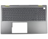 Tastatura Dell Inspiron 5510 Gri cu Palmrest Gri fara TouchPad iluminata backlit. Keyboard Dell Inspiron 5510 Gri cu Palmrest Gri fara TouchPad. Tastaturi laptop Dell Inspiron 5510 Gri cu Palmrest Gri fara TouchPad. Tastatura notebook Dell Inspiron 5510 Gri cu Palmrest Gri fara TouchPad