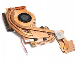 Cooler laptop Lenovo ThinkPad W500 cu heatpipe. Ventilator procesor Lenovo ThinkPad W500. Sistem racire laptop Lenovo ThinkPad W500