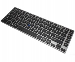 Tastatura Toshiba Tecra Z40-A Neagra iluminata backlit. Keyboard Toshiba Tecra Z40-A Neagra. Tastaturi laptop Toshiba Tecra Z40-A Neagra. Tastatura notebook Toshiba Tecra Z40-A Neagra