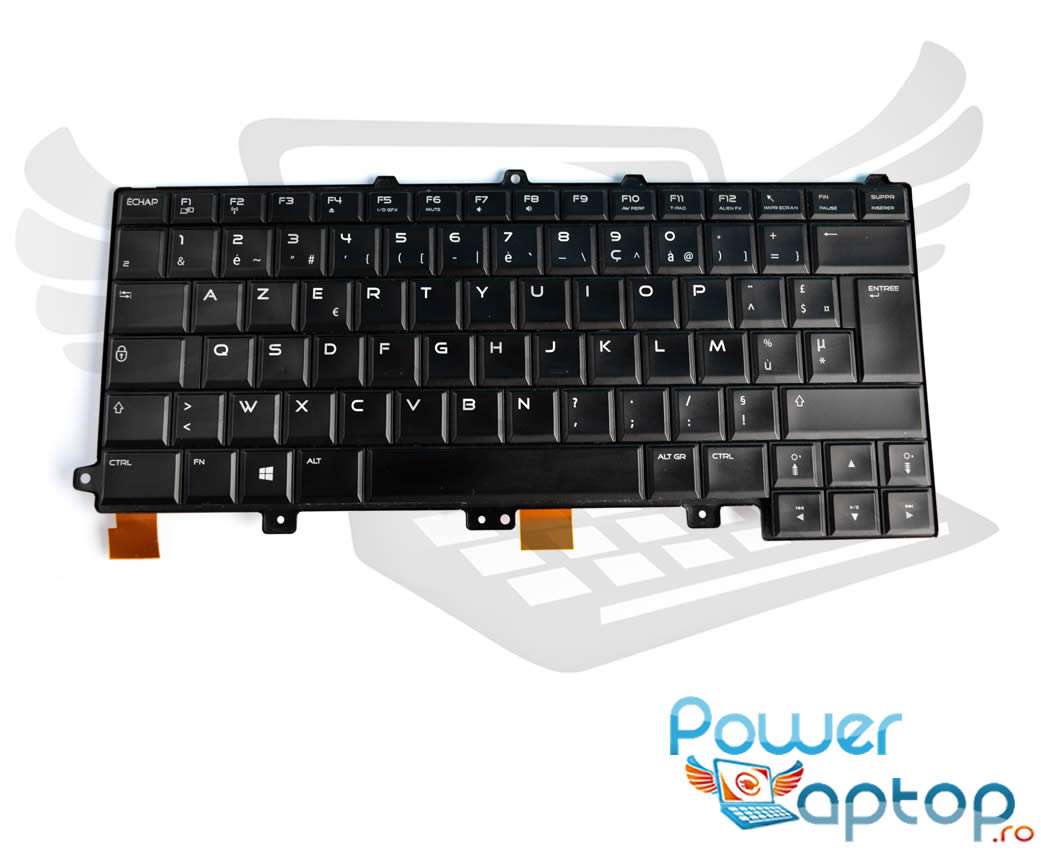 Tastatura Dell Alienware M14x R1 iluminata backlit FR imagine powerlaptop.ro 2021