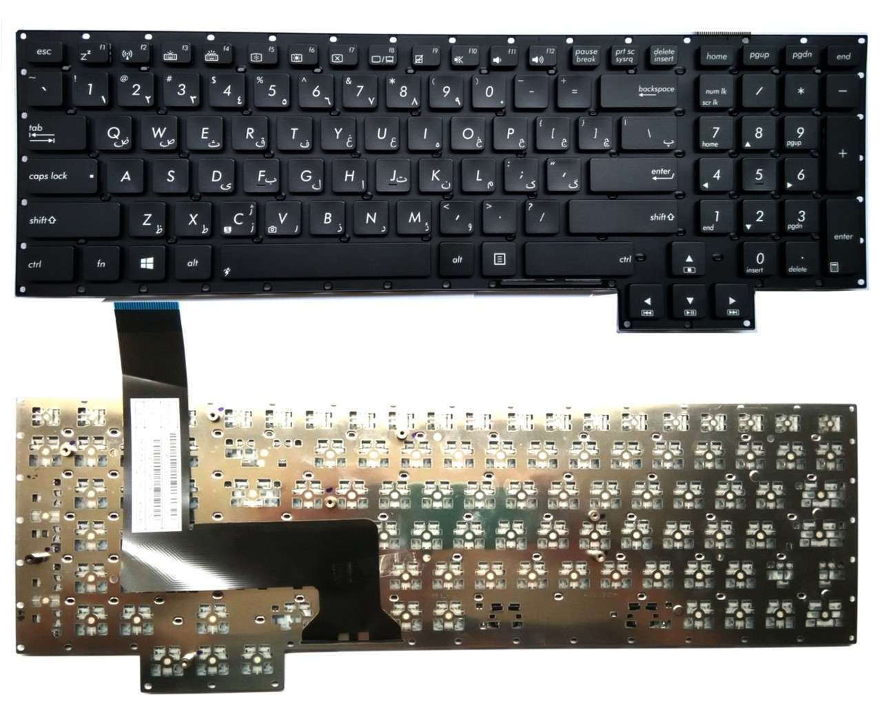 Tastatura Asus G750JH layout US fara rama enter mic ASUS ASUS