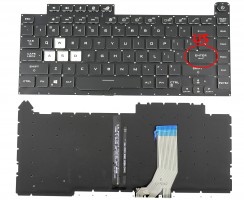 Tastatura Asus ROG STRIX G G531GV iluminata. Keyboard Asus ROG STRIX G G531GV. Tastaturi laptop Asus ROG STRIX G G531GV. Tastatura notebook Asus ROG STRIX G G531GV
