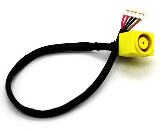 Mufa alimentare Lenovo  B580 cu fir . DC Jack Lenovo  B580 cu fir