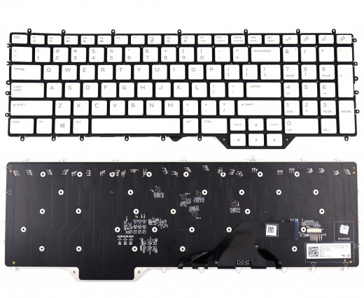 Tastatura Alienware M17 R2 Alba iluminata. Keyboard Alienware M17 R2. Tastaturi laptop Alienware M17 R2. Tastatura notebook Alienware M17 R2