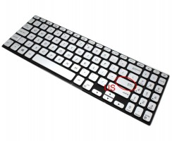 Tastatura Asus AEXKJL01010 Argintie iluminata. Keyboard Asus AEXKJL01010. Tastaturi laptop Asus AEXKJL01010. Tastatura notebook Asus AEXKJL01010