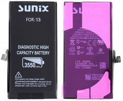 Baterie Acumulator iPhone 13 SUNIX GENUINE CALIBRABILA High Capacity 3550mAh