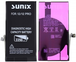 Baterie Acumulator iPhone 12 Pro SUNIX GENUINE CALIBRABILA High Capacity 3350mAh