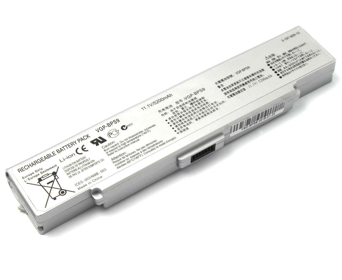 Baterie Sony VAIO VGN AR6 celule1S 6 celule argintie imagine 2021 powerlaptop.ro