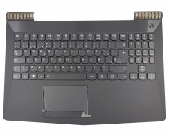 Tastatura Lenovo 5CB0P24385 Neagra cu Palmrest Negru si TouchPad iluminata backlit. Keyboard Lenovo 5CB0P24385 Neagra cu Palmrest Negru si TouchPad. Tastaturi laptop Lenovo 5CB0P24385 Neagra cu Palmrest Negru si TouchPad. Tastatura notebook Lenovo 5CB0P24385 Neagra cu Palmrest Negru si TouchPad