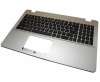 Tastatura Asus R542UR Neagra cu Palmrest Auriu. Keyboard Asus R542UR Neagra cu Palmrest Auriu. Tastaturi laptop Asus R542UR Neagra cu Palmrest Auriu. Tastatura notebook Asus R542UR Neagra cu Palmrest Auriu