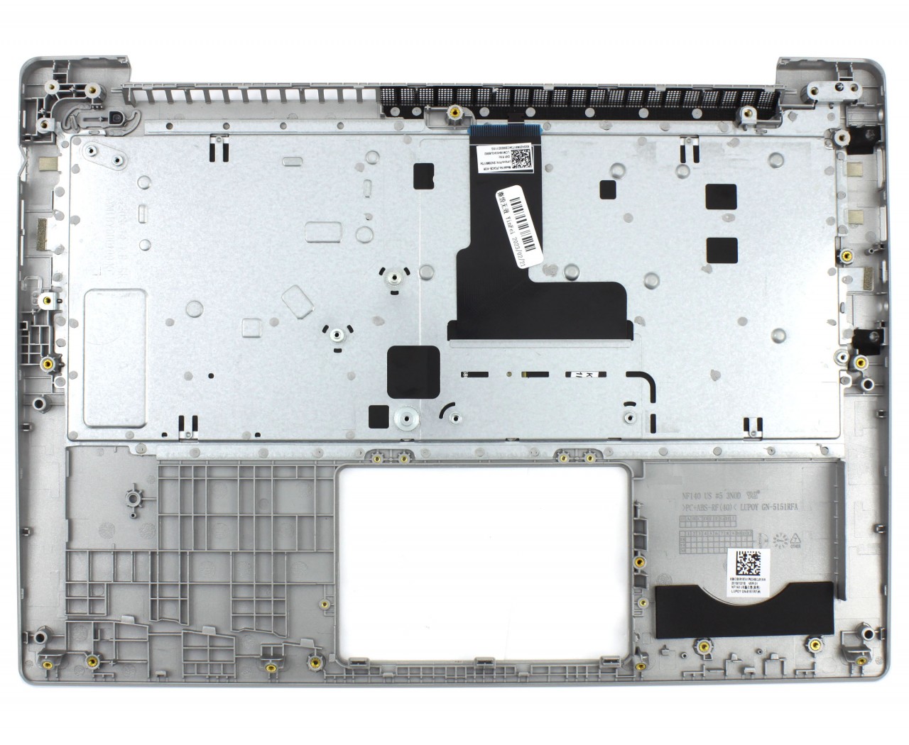 Tastatura Lenovo 26501204200740 Gri cu Palmrest Argintiu iluminata backlit image5