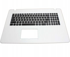 Tastatura Asus NSK-UGL01 neagra cu Palmrest alb. Keyboard Asus NSK-UGL01 neagra cu Palmrest alb. Tastaturi laptop Asus NSK-UGL01 neagra cu Palmrest alb. Tastatura notebook Asus NSK-UGL01 neagra cu Palmrest alb