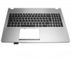 Tastatura Asus  13NB03J1AM0401 neagra cu Palmrest argintiu. Keyboard Asus  13NB03J1AM0401 neagra cu Palmrest argintiu. Tastaturi laptop Asus  13NB03J1AM0401 neagra cu Palmrest argintiu. Tastatura notebook Asus  13NB03J1AM0401 neagra cu Palmrest argintiu